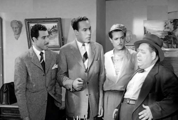 مع فريد شوقي في فيلم ابن الحارة